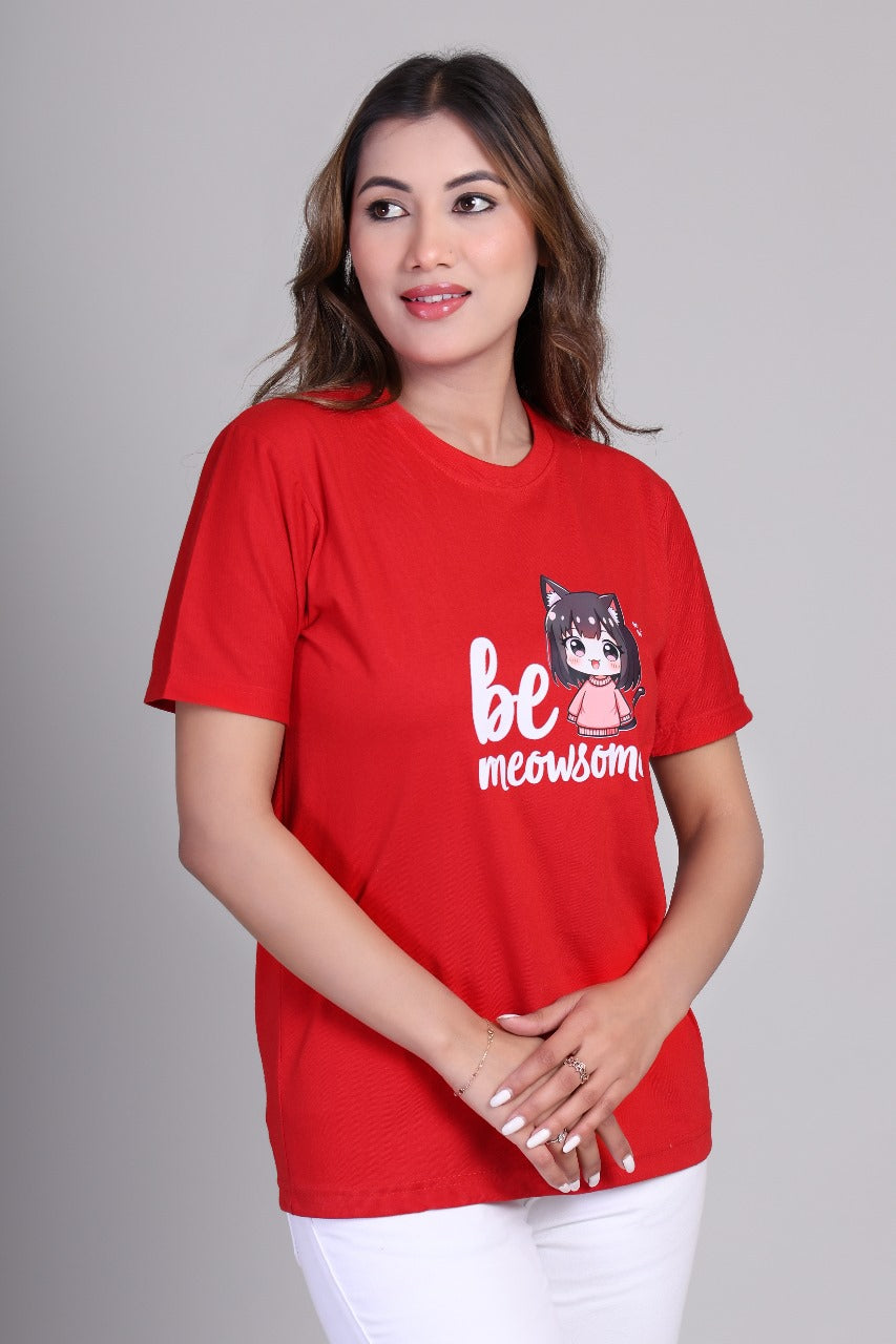 Meow Magic women's cotton T-Shirt