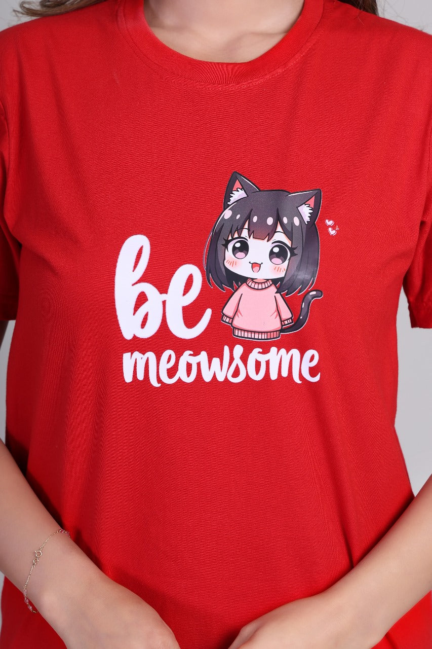 Meow Magic women's cotton T-Shirt