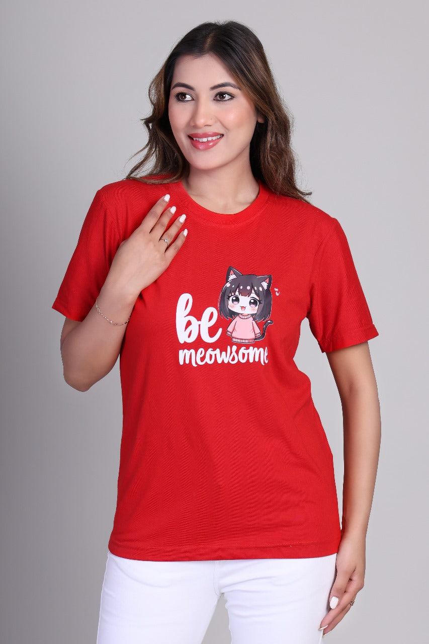 Meow Magic women's cotton T-Shirt