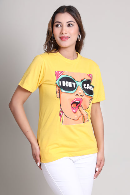 I Don’t Care” Graphic T-Shirt – Bold & Stylish Statement Tee